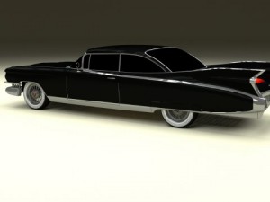 1959 cadillac eldorado 62 series coupe 3D 模型