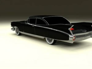 1959 cadillac eldorado 62 series coupe 3D Model