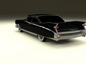 1959 cadillac eldorado 62 series coupe 3D 模型