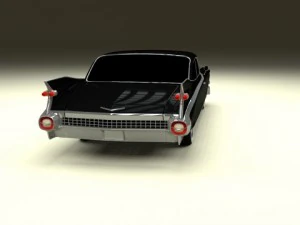 1959 cadillac eldorado 62 series coupe 3D Model