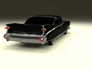 1959 cadillac eldorado 62 series coupe 3D Model