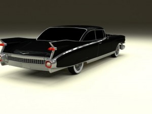 1959 cadillac eldorado 62 series coupe 3D 模型