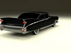 1959 cadillac eldorado 62 series coupe 3D Model