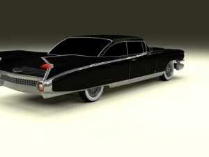 1959 cadillac eldorado 62 series coupe 3D 模型