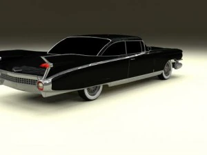 1959 cadillac eldorado 62 series coupe 3D Model