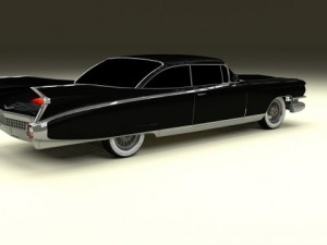 1959 cadillac eldorado 62 series coupe 3D 模型