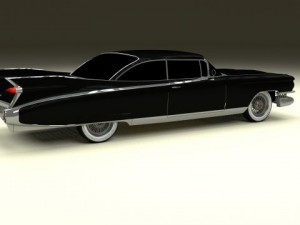 1959 cadillac eldorado 62 series coupe 3D 模型