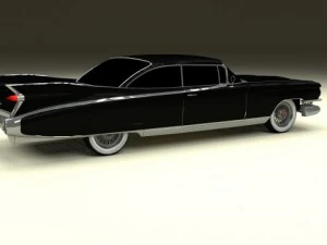 1959 cadillac eldorado 62 series coupe 3D Model