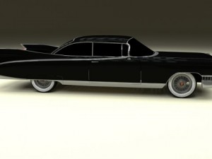 1959 cadillac eldorado 62 series coupe 3D 模型