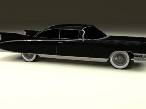 1959 cadillac eldorado 62 series coupe 3D 模型