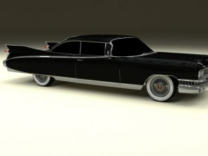 1959 cadillac eldorado 62 series coupe 3D 模型