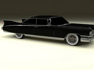 1959 cadillac eldorado 62 series coupe 3D Model