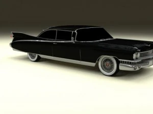 1959 cadillac eldorado 62 series coupe 3D Model