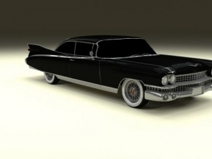 1959 cadillac eldorado 62 series coupe 3D 模型