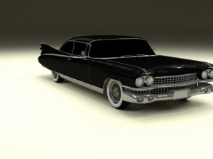 1959 cadillac eldorado 62 series coupe 3D 模型
