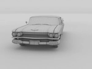 1959 cadillac eldorado 62 series coupe 3D Model