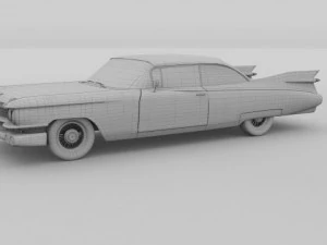 1959 cadillac eldorado 62 series coupe 3D Model