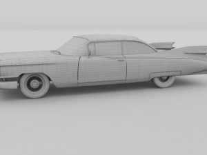 1959 cadillac eldorado 62 series coupe 3D 模型
