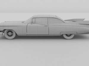 1959 cadillac eldorado 62 series coupe 3D 模型