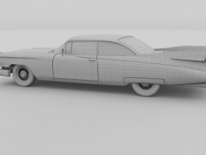 1959 cadillac eldorado 62 series coupe 3D 模型
