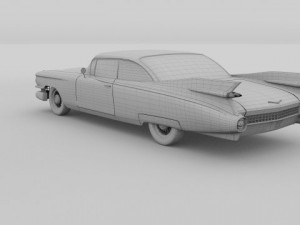 1959 cadillac eldorado 62 series coupe 3D 模型