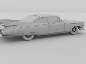 1959 cadillac eldorado 62 series coupe 3D 模型