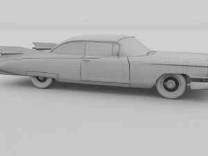 1959 cadillac eldorado 62 series coupe 3D 模型