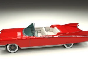 1959 cadillac eldorado 62 series pack 3D Model