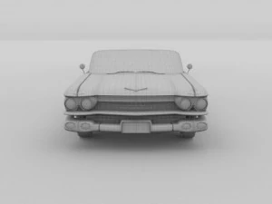 1959 cadillac eldorado 62 series pack 3D Model