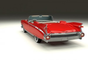 1959 cadillac eldorado series 62 convertible pack 3D Model