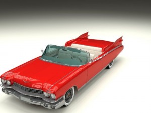 1959 cadillac eldorado series 62 convertible pack 3D Model