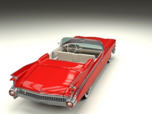 1959 cadillac eldorado series 62 convertible pack 3D Model