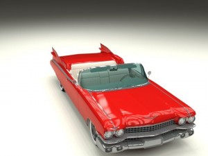 1959 cadillac eldorado series 62 convertible pack 3D Model