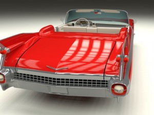 1959 cadillac eldorado series 62 convertible pack 3D Model