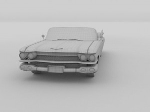 1959 cadillac eldorado series 62 convertible pack 3D Model
