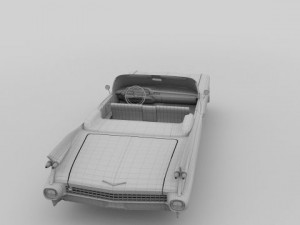 1959 cadillac eldorado series 62 convertible pack 3D Model
