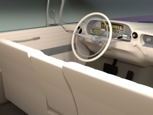 1959 cadillac eldorado series 62 convertible pack 3D Model