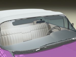 1959 cadillac eldorado series 62 convertible pack 3D Model