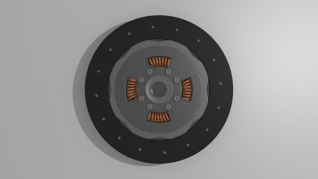 clutch disk 3D Model .c4d .max .obj .3ds .fbx .stl .blend 