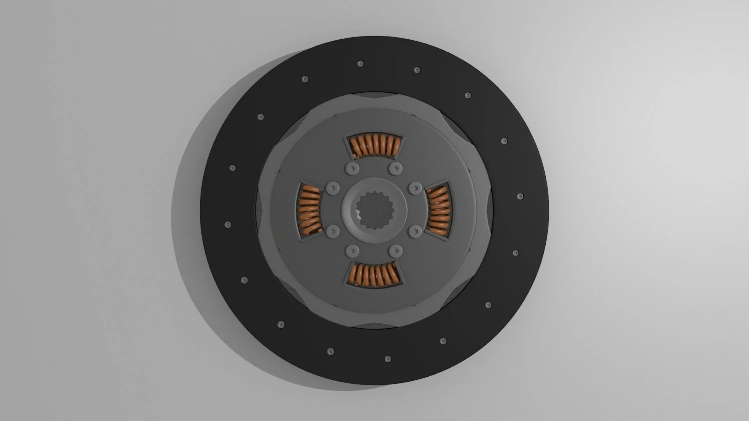 clutch disk 3D Model .c4d .max .obj .3ds .fbx .stl .blend 