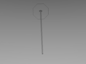 stop sign 3D Model