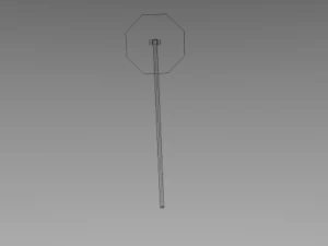stop sign 3D Model