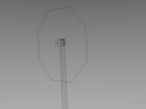 stop sign 3D Model
