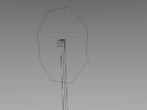 stop sign 3D Model