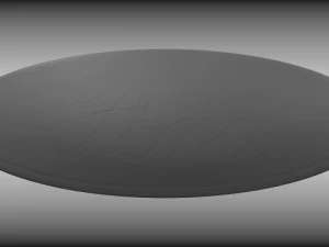 포드 로고 3D 모델