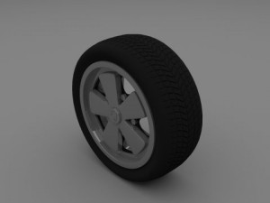 porsche 911 wheel Modello 3D