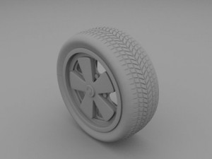 porsche 911 wheel Modello 3D