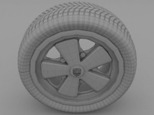 porsche 911 wheel Modello 3D