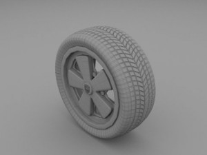 porsche 911 wheel Modello 3D