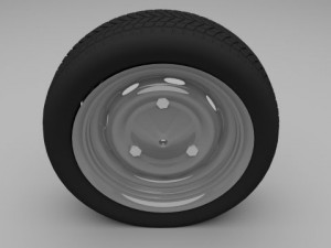 dacia wheel 3D 模型